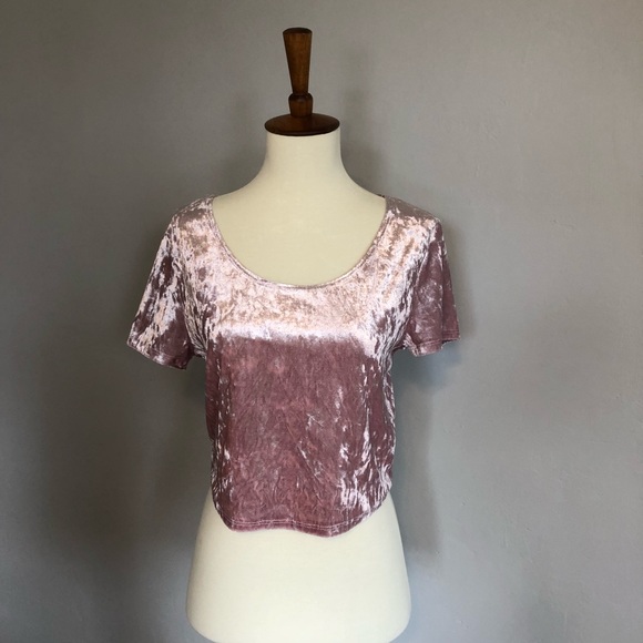 one clothing Tops - One clothing velvet T-shirt